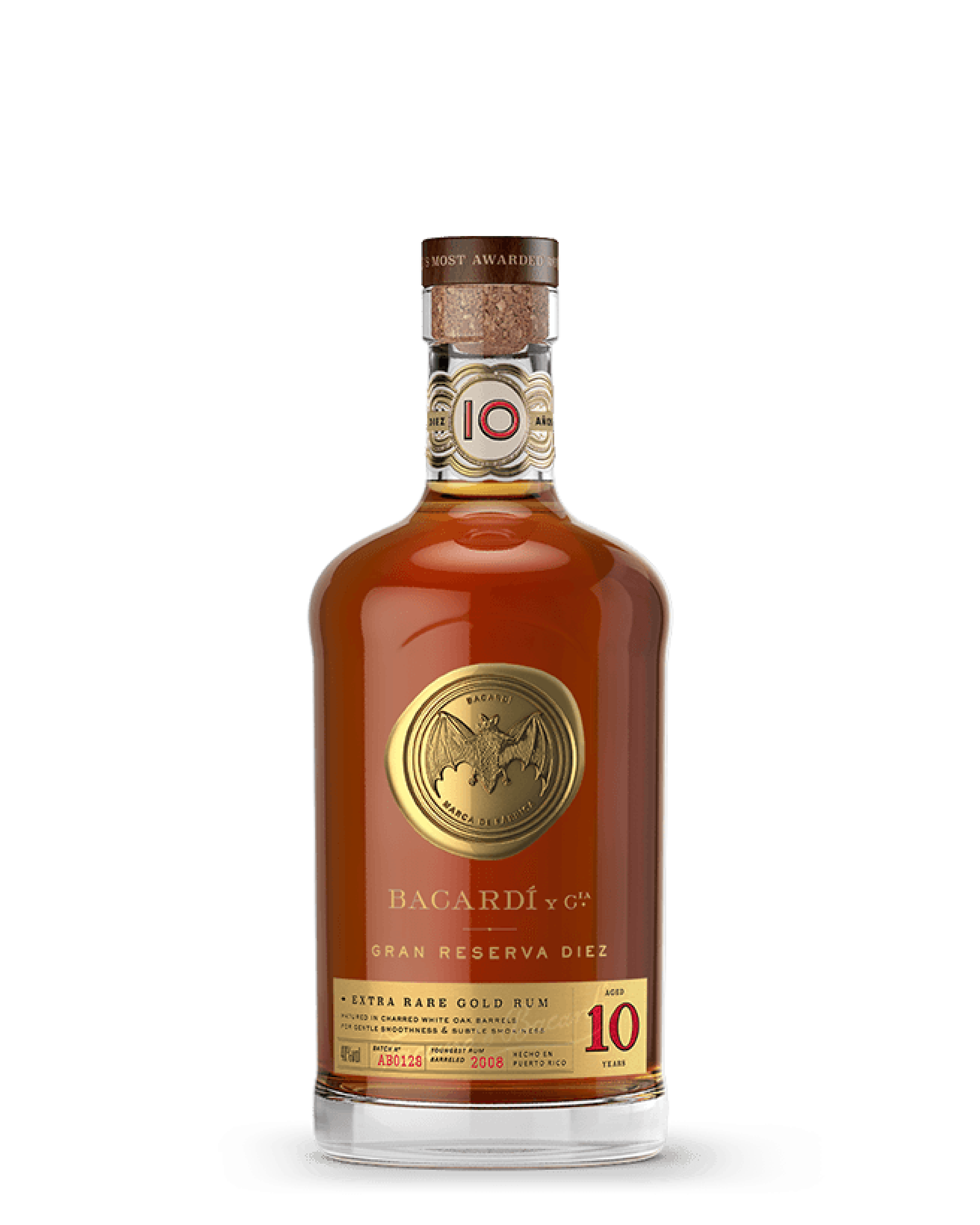 BACARDI 10 ANI 40ml